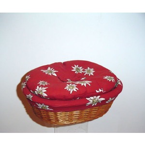 SPIMA Edelweiss Toastkorb Weide gekocht 24x18x8