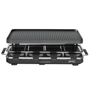SPRING Raclette 8 schwarz - Raclette Grill
