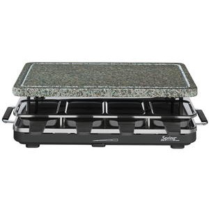 SPRING Raclette 8 Stone schwarz