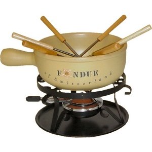 NOUVEL K&auml;sefondueset Fondue of Switzerland, beige