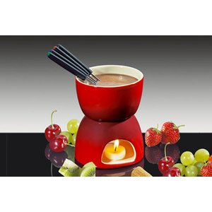 K&uuml;CHENPROFI Schokoladen-Fondue-Set Elsass 