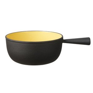 ST&ouml;CKLI Caquelon Classic schwarz/orange, 18cm