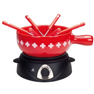 NOUVEL Elektro Fondue-Set Kreuzband