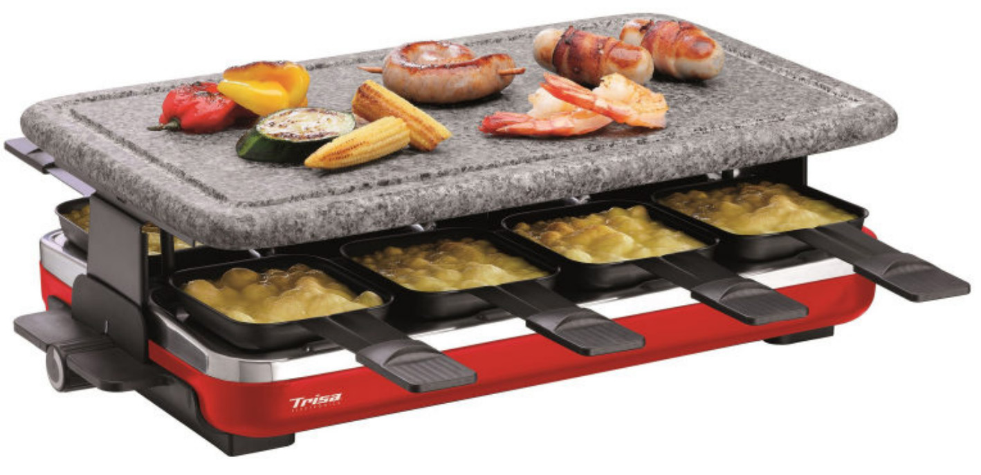 Trisa HotStone 8er RacletteGrill kaufen raclette.de