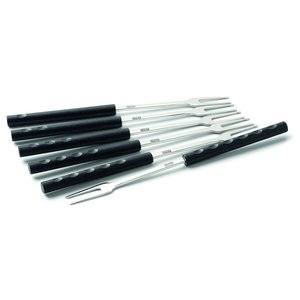 Stöckli Fleisch- / Schokoladenfonduegabeln, kurz, 6 Stk.