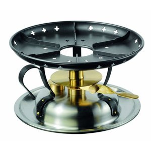 Stöckli Classic Dochtenbrenner-Rechaud 23 Inox