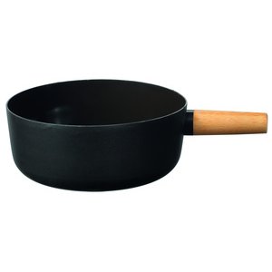 Stöckli Käsefonduecaquelon Emotion schwarz 21cm
