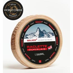 Walker Walliser Rohmilch Raclette AOP rund 1/2 Laib