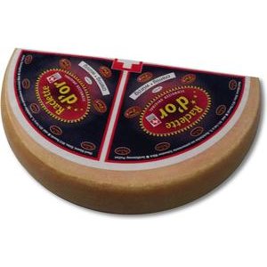 Bodensee Käserei – Raclette d'Or Rohmilch-Raclette rund 1/2 Laib