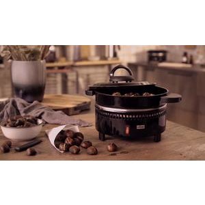 Stöckli Marroniofen mit Grill- und Crêpeplatte