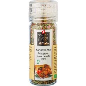 Swiss Alpine Herbs Bio Kartoffelgewürz Mühle 32g