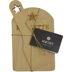 Heidi Cheese Line Edelweiss Brettchen Set