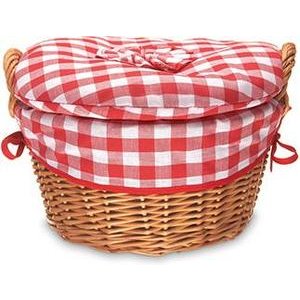 Spima Vichy Karo Kartoffelkorb Weide gekocht 23x12