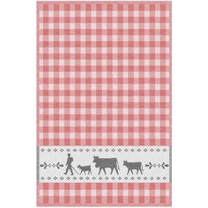 Steinlin Alpaufzug Küchentuch rot