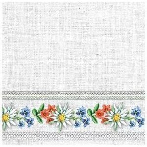 Swiss Finest Alpine Flowers Stone Servietten 20 Stück