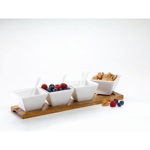 Mäser Schalenset Nine auf Holztray