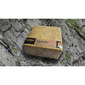 Seiler Raclette Käse mediterran eckig 1/4 Laib