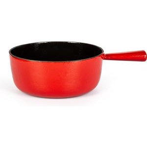 Stöckli Classic Käsefonduecaquelon 24 rot/schwarz