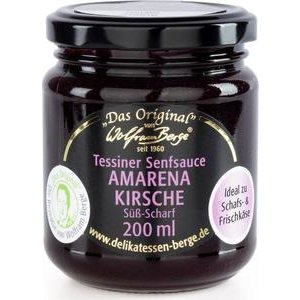 Wolfram Berge Tessiner Amarena-Kirsche Senfsauce 200ml