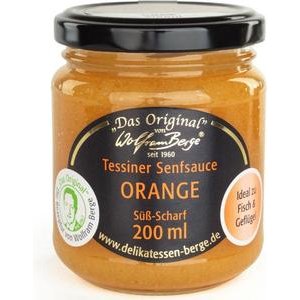 Wolfram Berge Tessiner Orangen-Senfsauce 200ml