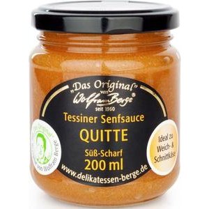 Wolfram Berge Tessiner Quitten Senfsauce 200ml