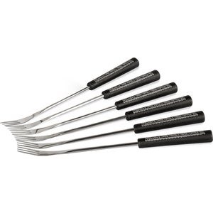 Stöckli Käsefonduegabeln Alpaufzug schwarz