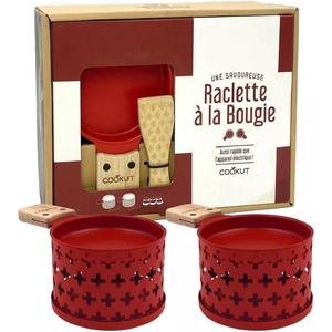 Cookut Teelicht-Raclette rot