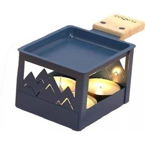Cookut Yeti blau Teelicht Raclette