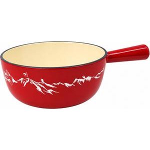 Heidi Cheese Line Fondue-Caquelon Montagne Gusseisen 20