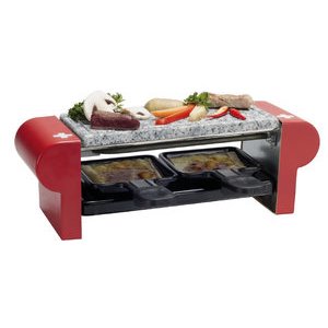 Nouvel Raclettegrill Duo Stone rot