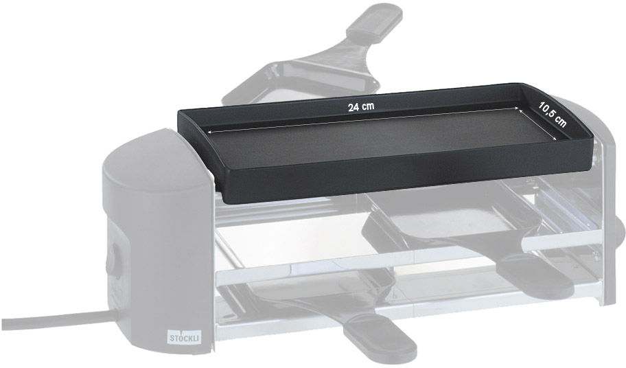 Stöckli Cheeseboard Twin, anthrazit - Raclette Grill