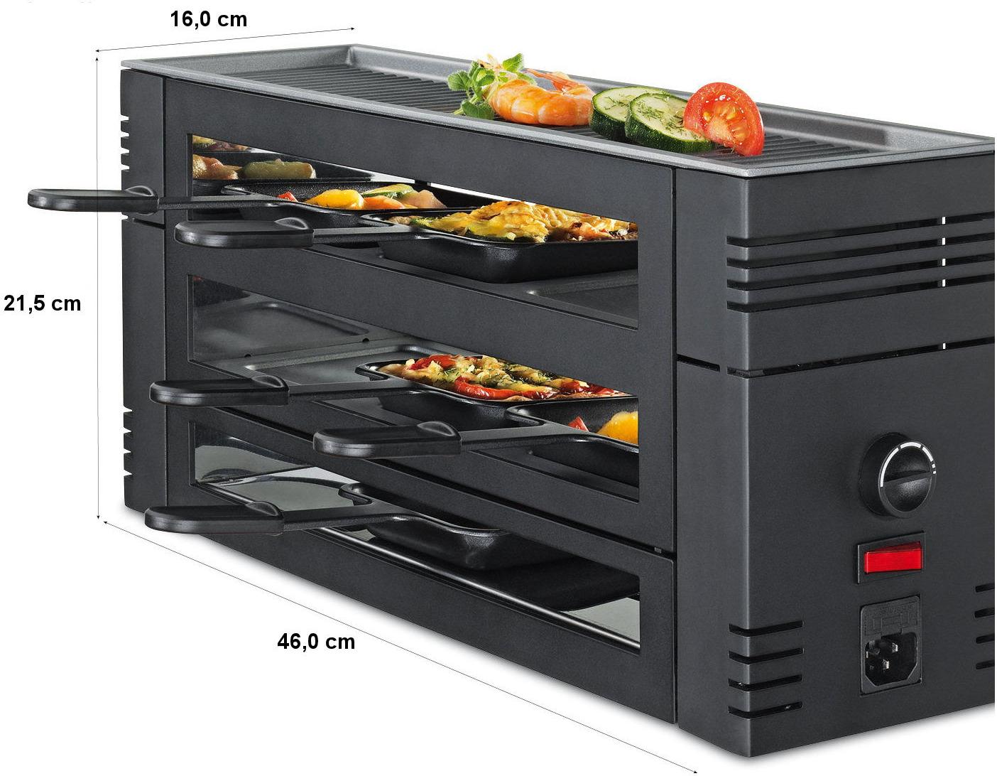 Spring Pizza Raclette6 schwarz