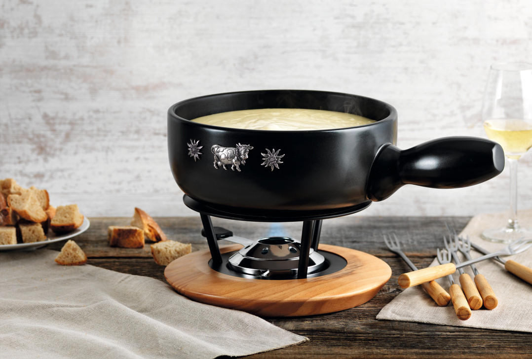 Kuhn Rikon Käsefondue-Set Alpina Induktion