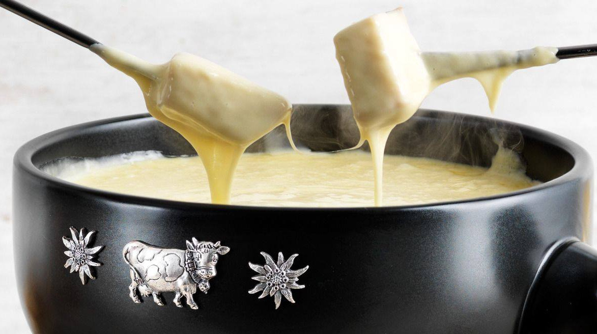 Kuhn Rikon Käsefondue-Set Alpina Induktion