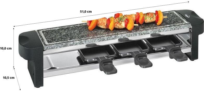 Küchenprofi Raclette Hot Stone Quattro