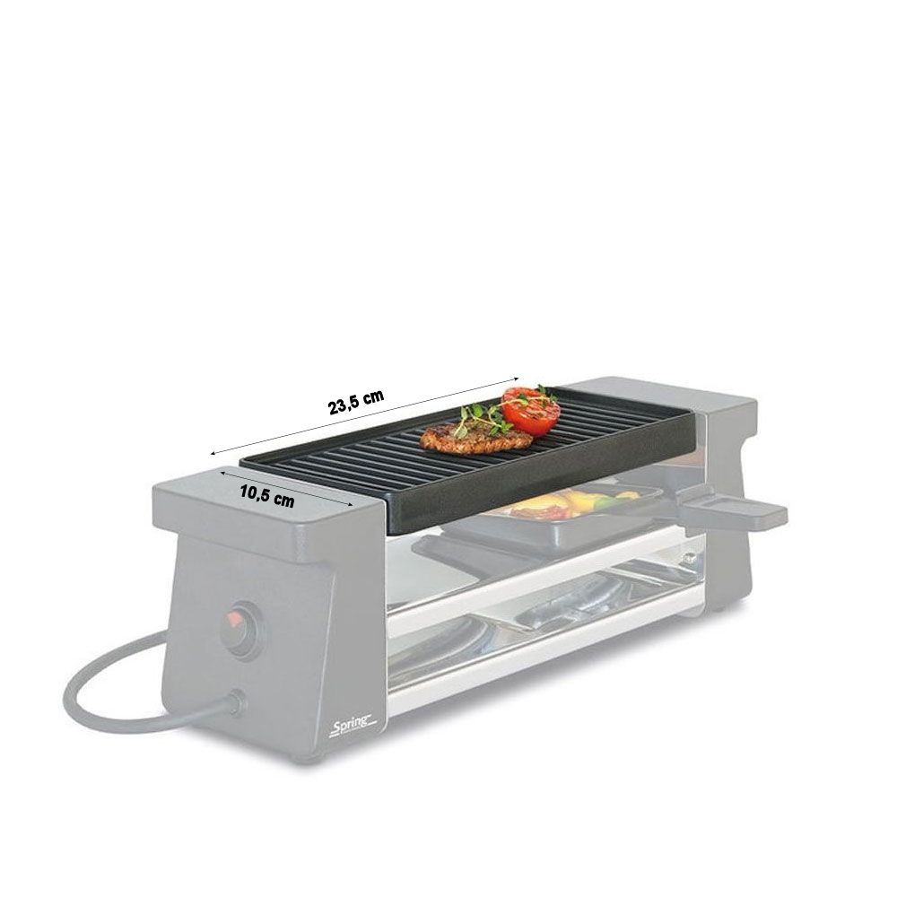 Spring Alu-Grillplatte für Raclette 2 Compact