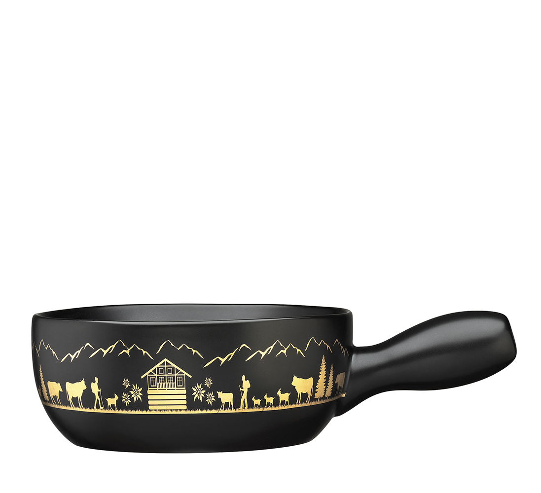 Spring Käsefondue Garnitur Montana schwarz
