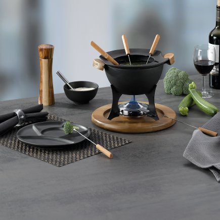 Kela Fondue-Set Country 11tlg.