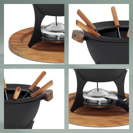 Kela Fondue-Set Country 11tlg.