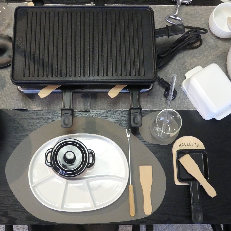 Kela Raclette-Brettchen Baar 4er Set