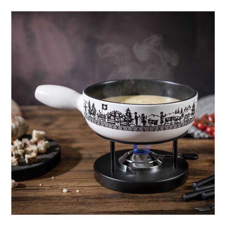 Kuhn Rikon Käsefondue Set Induktion Alpweide 23cm