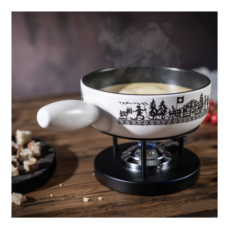 Kuhn Rikon Käsefondue Set Induktion Alpweide 23cm