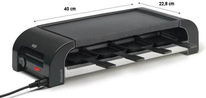 Stöckli Raclette for8 PizzaGrill anthrazit
