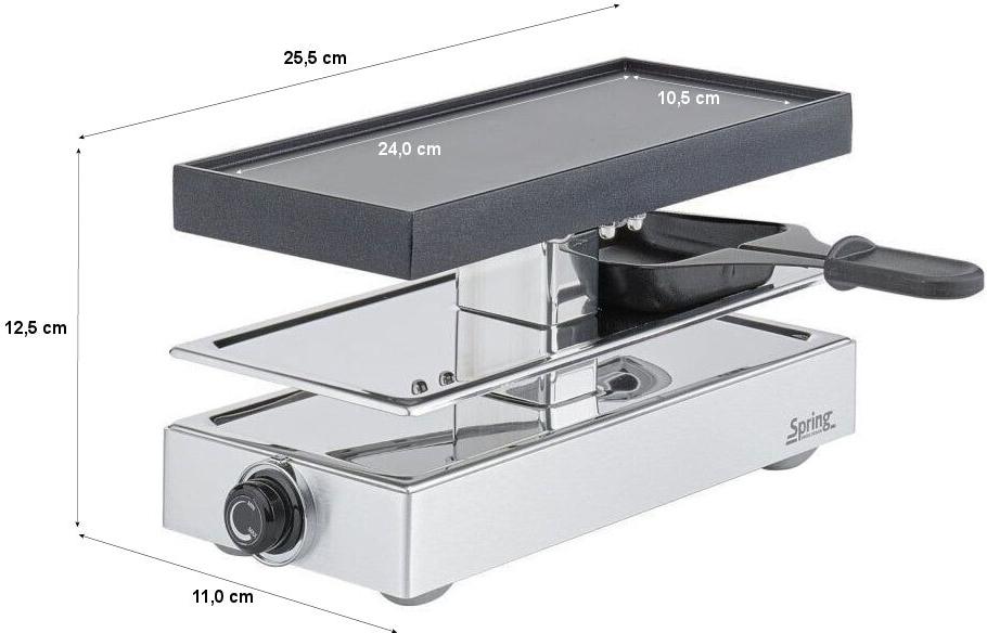 Spring Raclette2 Classic silber