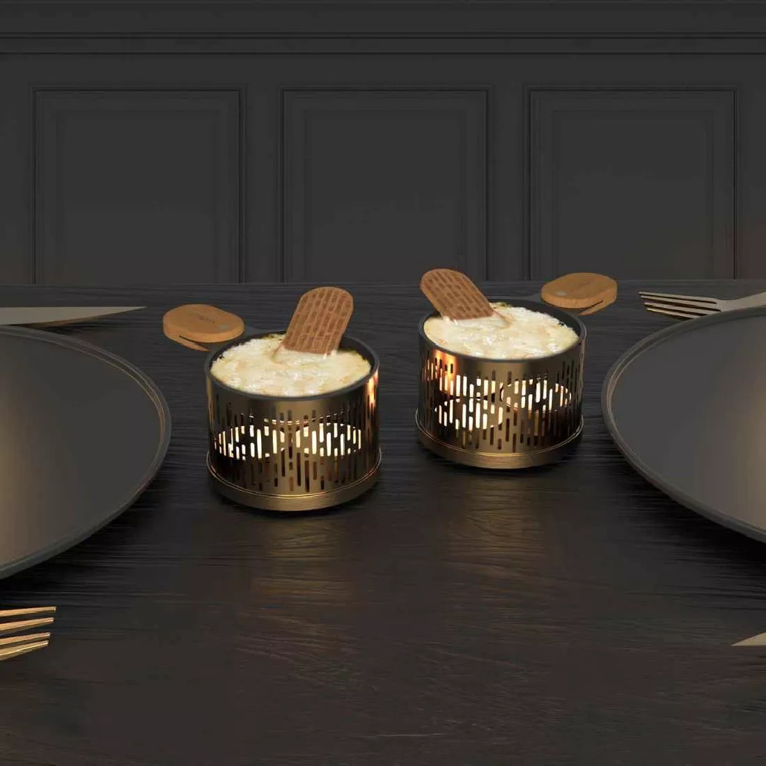 Cookut Teelicht-Raclette Gold