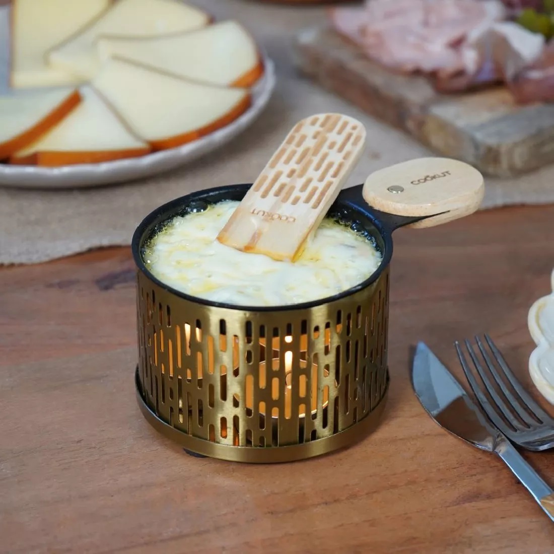 Cookut Teelicht-Raclette Gold