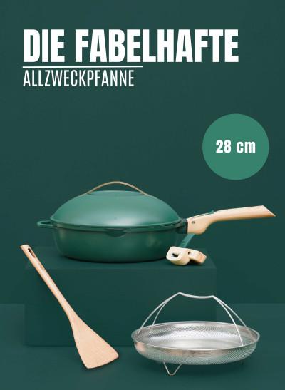 Cookut La Fabuleuse 28cm 8-in-1 Pfanne grün