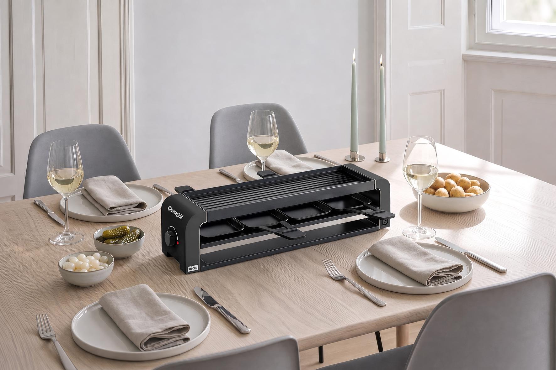 Stöckli CheeseGrill 4 Connect Black