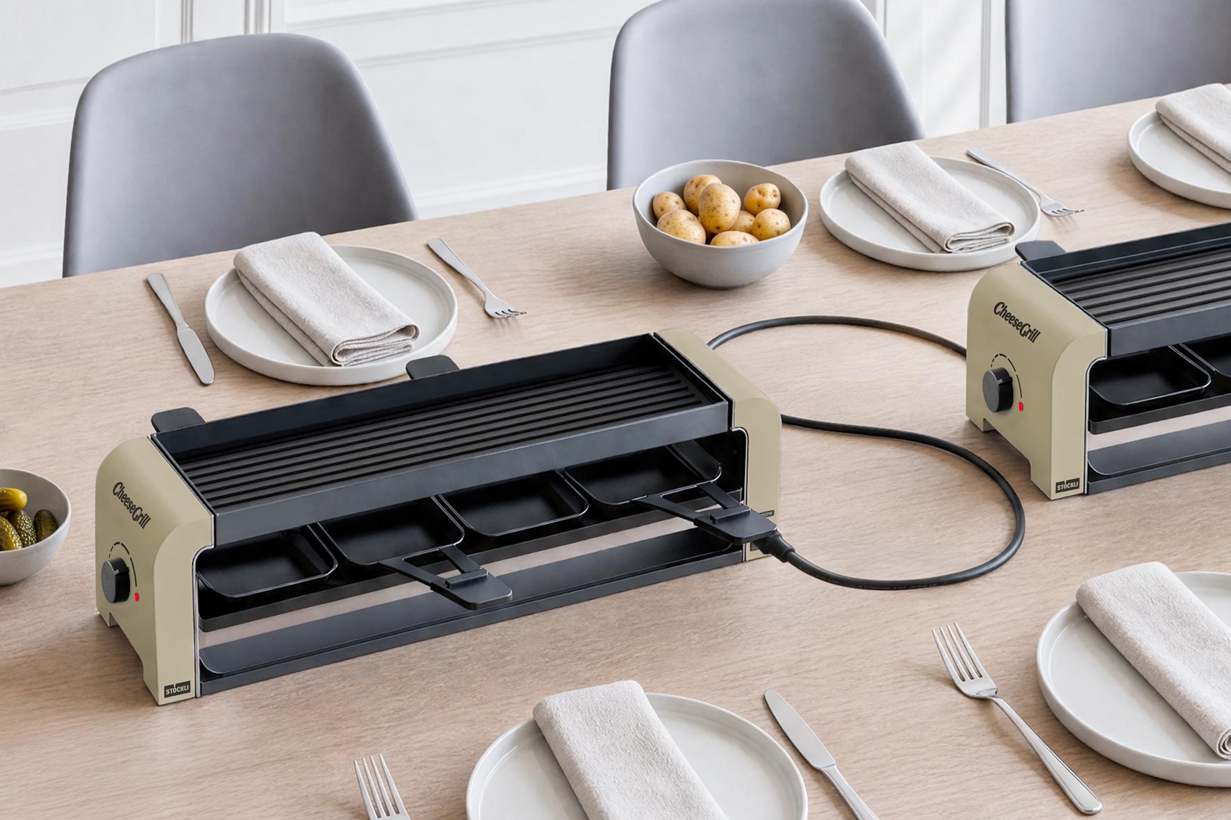 Stöckli CheeseGrill 4 Connect Ivory Gold