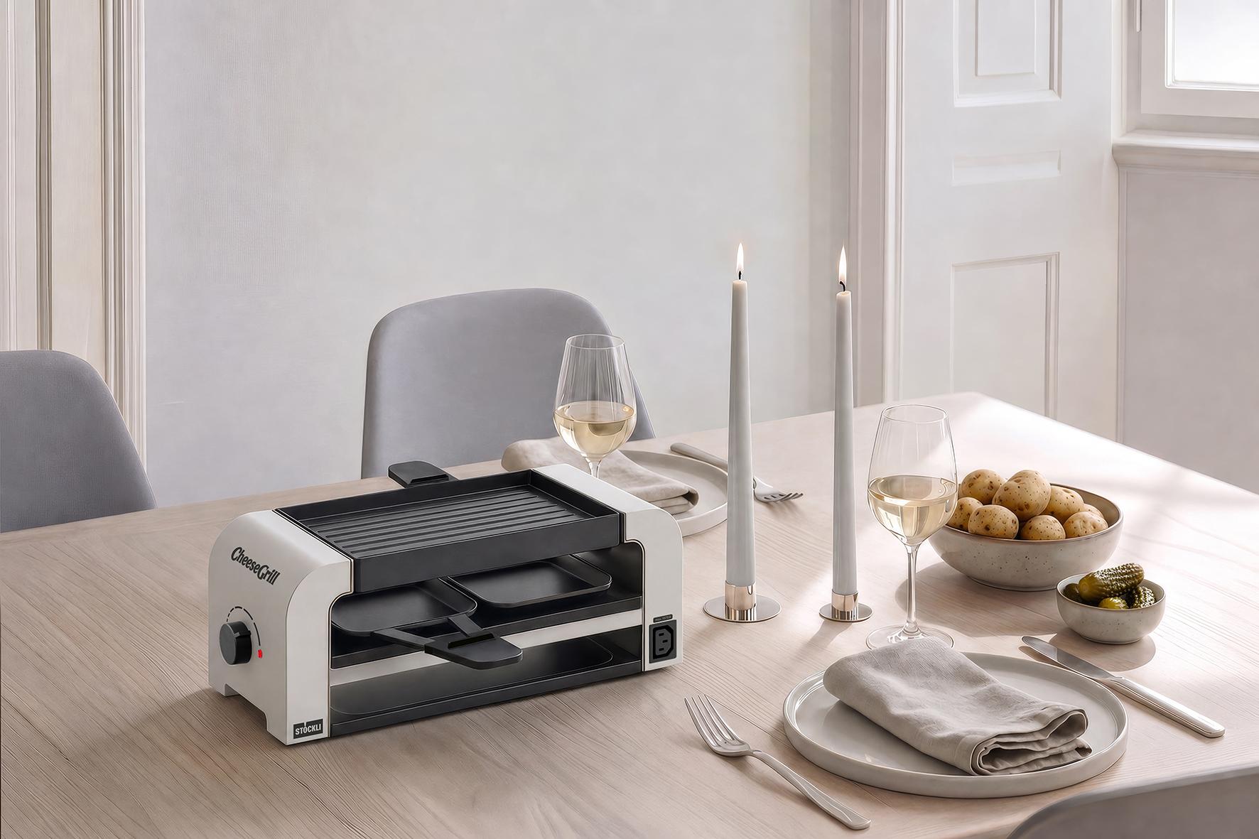 Stöckli CheeseGrill 2 Connect White
